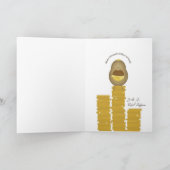 Latkes and Gelt Hanukkah Card Feestdagen Kaart (Binnen)