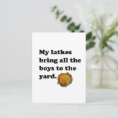 Latkes Briefkaart (Staand voorkant)