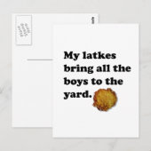 Latkes Briefkaart (Voorkant / Achterkant)