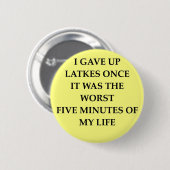 LATKES.jpg Ronde Button 5,7 Cm (Voorkant /achterkant)