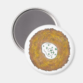 Latkes Potato Pancakes Deli Delicatessen Cook Chef Magneet (Voorkant / Achterkant)