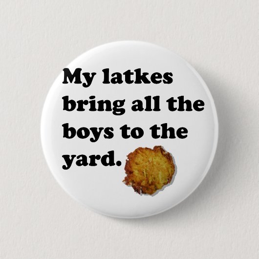 Latkes Ronde Button 5,7 Cm (Voorkant)