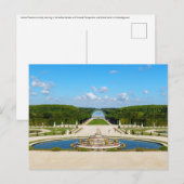 Latona-fontein en Grande Perspective, Versailles Briefkaart (Voorkant / Achterkant)