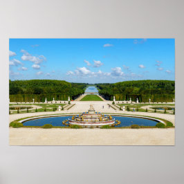 Latona-fontein en Grande Perspective, Versailles Poster