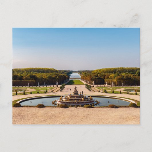 Latona Fountain en Grande Perspective, Versailles Briefkaart (Voorkant)