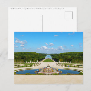 Latona Fountain en Grande Perspective, Versailles Briefkaart