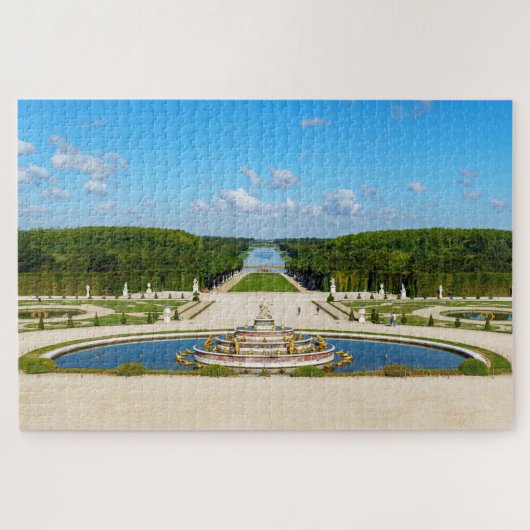 Latona Fountain en Grande Perspective, Versailles Legpuzzel (Horizontaal)