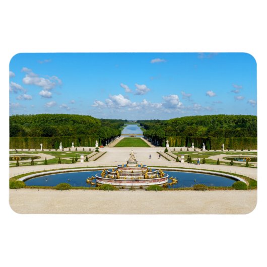 Latona Fountain en Grande Perspective, Versailles Magneet (Horizontaal)