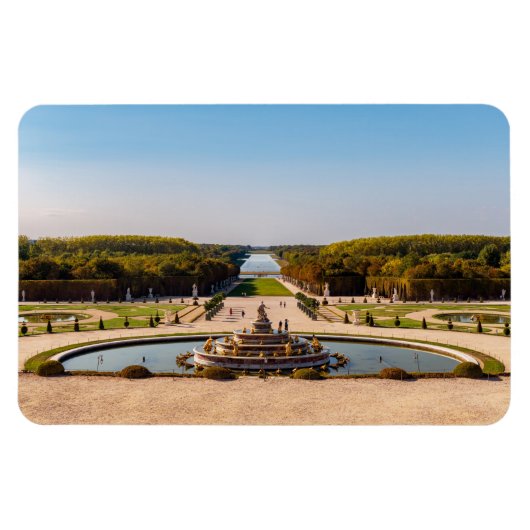 Latona Fountain en Grande Perspective, Versailles Magneet (Horizontaal)