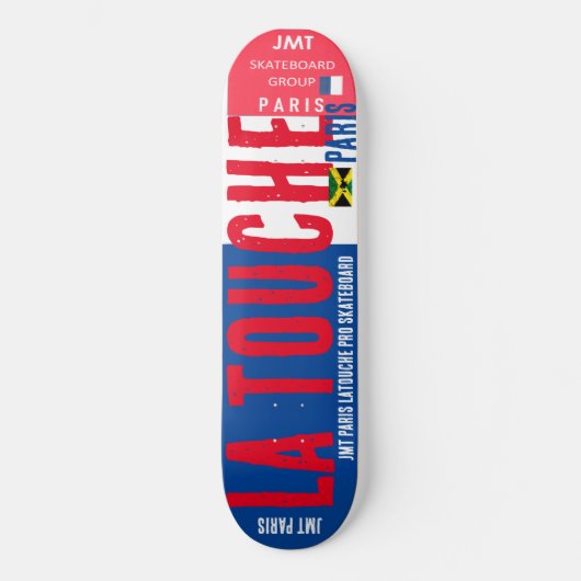 LATOUCHE JMT PARIJS 8 1/4" Skateboard Deck (Voorkant)