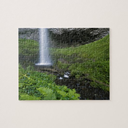 Latourell Falls, Columbia River Gorge, Oregon, Legpuzzel (Horizontaal)