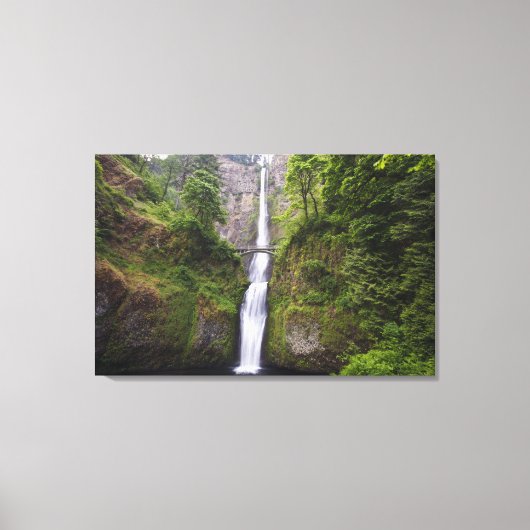 Latourell-Herfsten en Bridge Columbia River Gorge Canvas Afdruk (Voorkant)