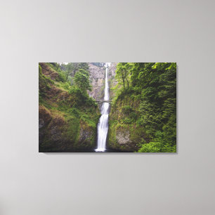 Latourell-Herfsten en Bridge Columbia River Gorge Canvas Afdruk