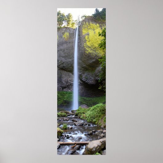 Latourell-Herfsten in de Columbia Gorge Poster (Voorkant)