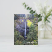 Latourell Herfsten, Oregon Feestdagenkaart (Staand voorkant)
