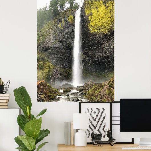 Latourell Herfsten, Oregon Poster (Thuiskantoor)