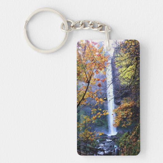 Latourell Herfsten, Oregon Sleutelhanger (Voorkant)