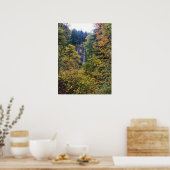 Latourell-waterval, Columbia River Gorge, Oregon Poster (Keuken)