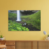 Latourell-watervallen, Columbia River Gorge, Orego Canvas Afdruk (Insitu (Woonkamer))