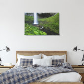 Latourell-watervallen, Columbia River Gorge, Orego Canvas Afdruk (Insitu (Slaapkamer))