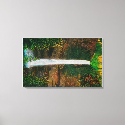 Latourelle Herfsten in Columbia River Gorge Canvas Afdruk (Voorkant)