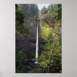 Latournell-waterval, Columbia River Gorge, Oregon Poster