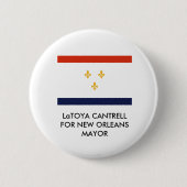 LaToya Cantrell, VOOR New Orleans MAYOR BUTTON (Voorkant)