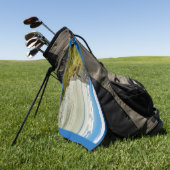 Latrabjarg cliffs, IJsland Golfhanddoek (Groen)