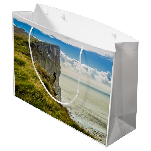 Latrabjarg cliffs, IJsland Groot Cadeauzakje (Achterkant Gekanteld)