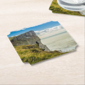 Latrabjarg cliffs, IJsland Kartonnen Onderzetters (Gekanteld)