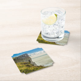 Latrabjarg cliffs, IJsland Kartonnen Onderzetters