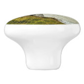 Latrabjarg cliffs, IJsland Keramische Knop (Zijkant)