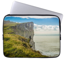 Latrabjarg cliffs, IJsland Laptop Sleeve