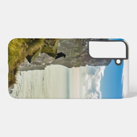 Latrabjarg cliffs, IJsland Samsung Galaxy Hoesje (Achterkant horizontaal)