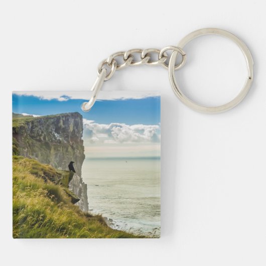 Latrabjarg cliffs, IJsland Sleutelhanger (Achterkant)