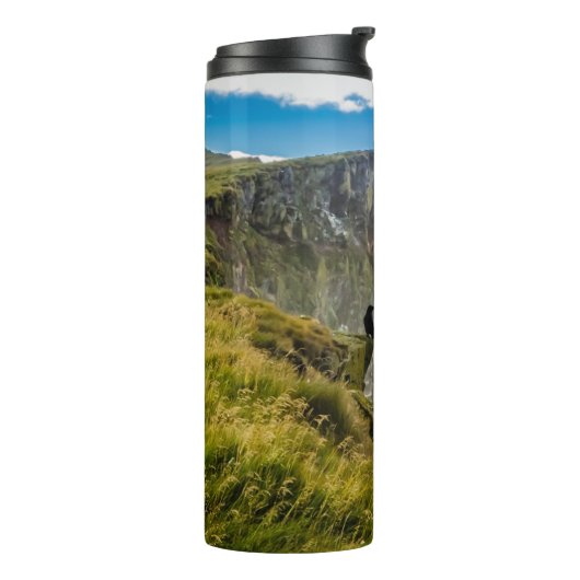 Latrabjarg cliffs, IJsland Thermosbeker (Gedraaid links)