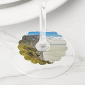 Latrabjarg cliffs, IJsland Wijnglaslabel (Dichtbij)