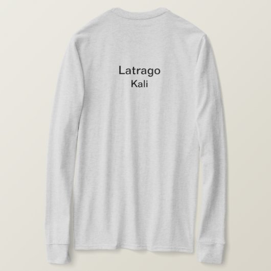 Latrago Kali - Slice and Control T-shirt (Design achterkant)