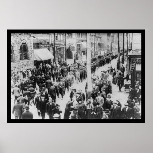 Latrobe, PA Striking Miners Parade 1912 Poster