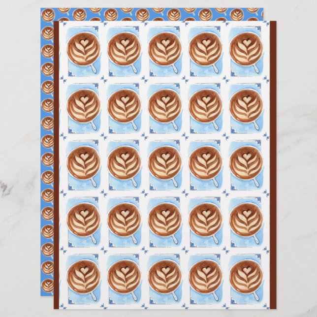 Latte Art Coffee Cup (Voorkant / Achterkant)