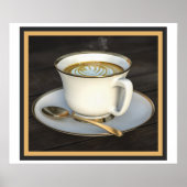 Latte Art Coffee Poster (Voorkant)