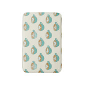 Latte Art in Cute Blue Coffee Mugs Badmat (Voorkant Verticaal)