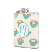 Latte Art in Cute Blue Coffee Mugs Heupfles (Links)