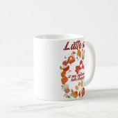 Latte art is mijn september liefdestaal koffiemok (Voorkant rechts)