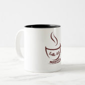 Latte Art Master Mug Tweekleurige Koffiemok (Voorkant links)