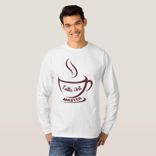 Latte Art Master T-Shirt (Voorkant volledig)