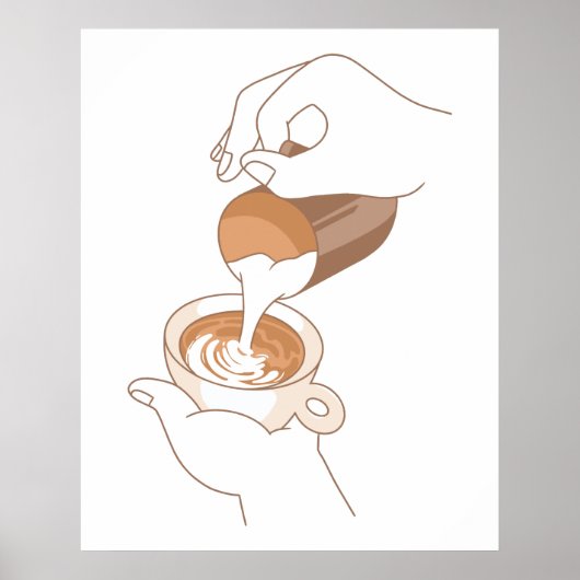 Latte Art Poster (Voorkant)