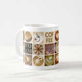 Latte Art Squares Koffiemok (Voorkant links)