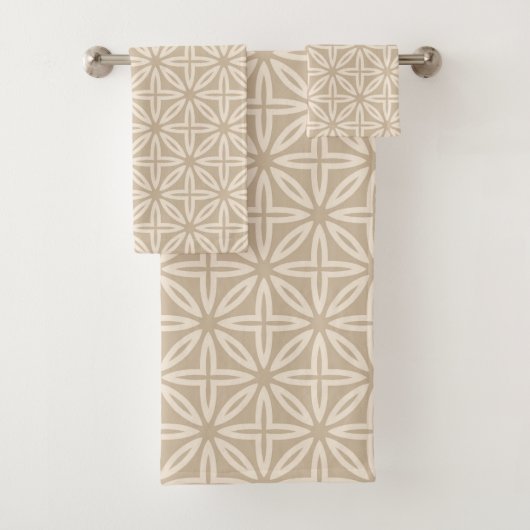 Latte beige bad handdoek (Insitu)