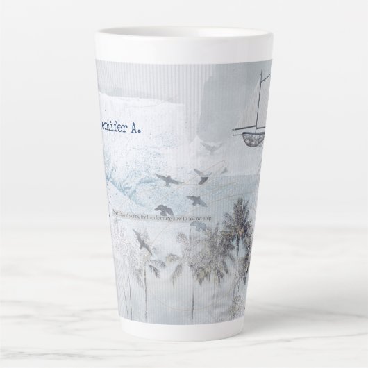 Latte beroemd gemaakt door The Zee Scrapbooker Latte Mok (Voorkant)